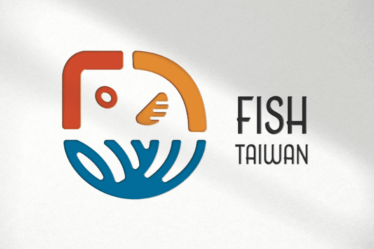 文創美編案例-FishTaiwan網站logo設計